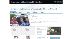 Desktop Screenshot of borkenhagenplumbing.com