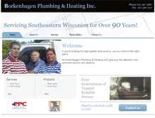 Tablet Screenshot of borkenhagenplumbing.com